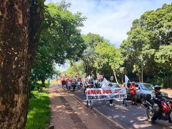 SISTA-MS ocupa o campus da UFMS e denuncia descumprimento de acordo de greve