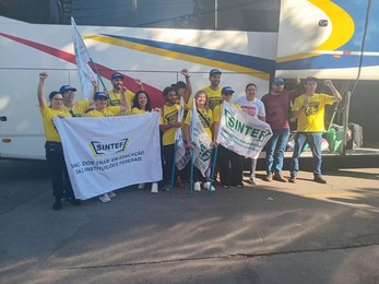 SISTA-MS, SINASEFE-MS, SINTEF-MS e Sindicato dos Técnicos da UFGD marcam presença na mobilização nacional